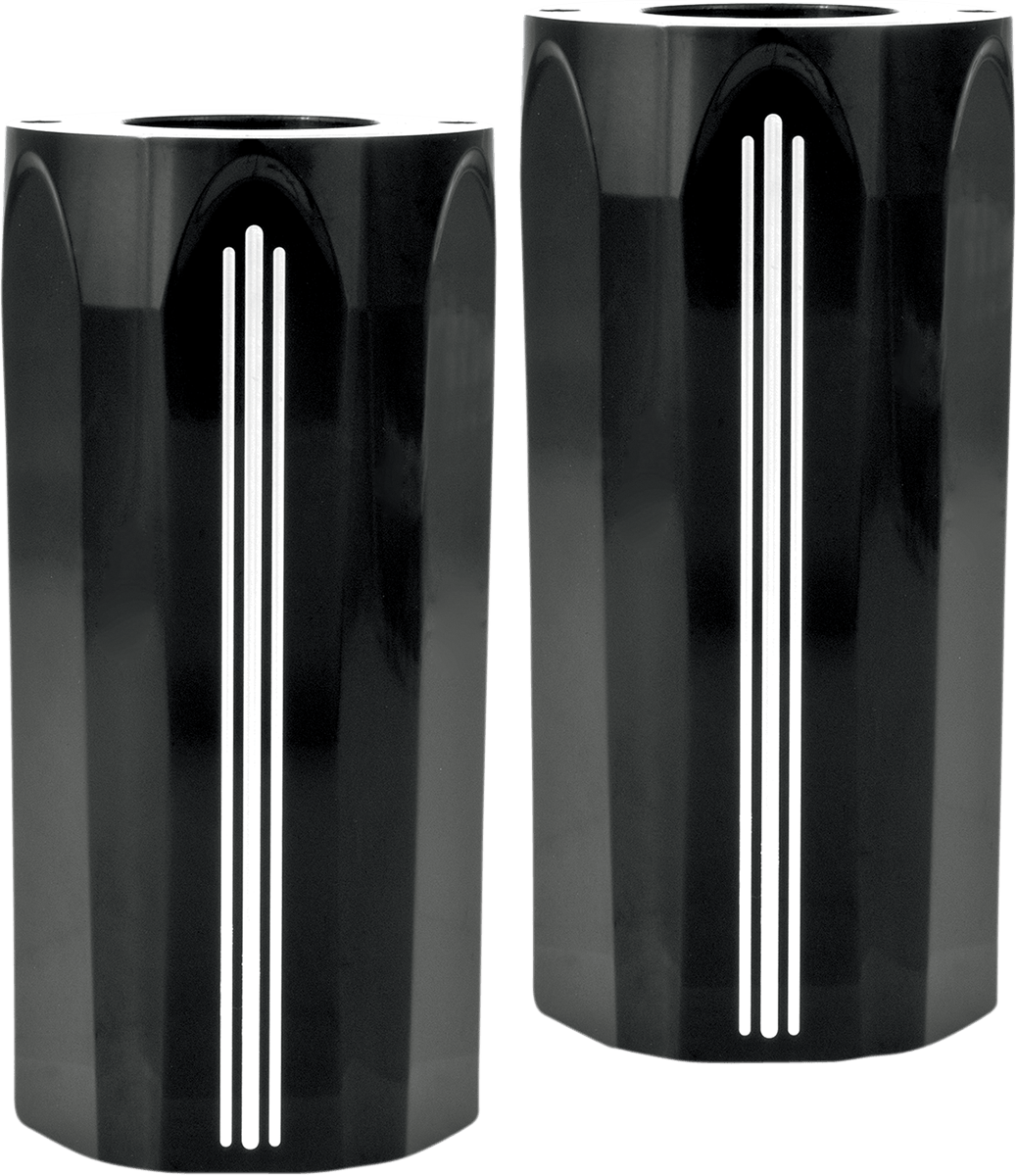 PERFORMANCE MACHINE-Fork Slider Covers / '80-'17 Bagger, Softail-Fork Covers-MetalCore Harley Supply