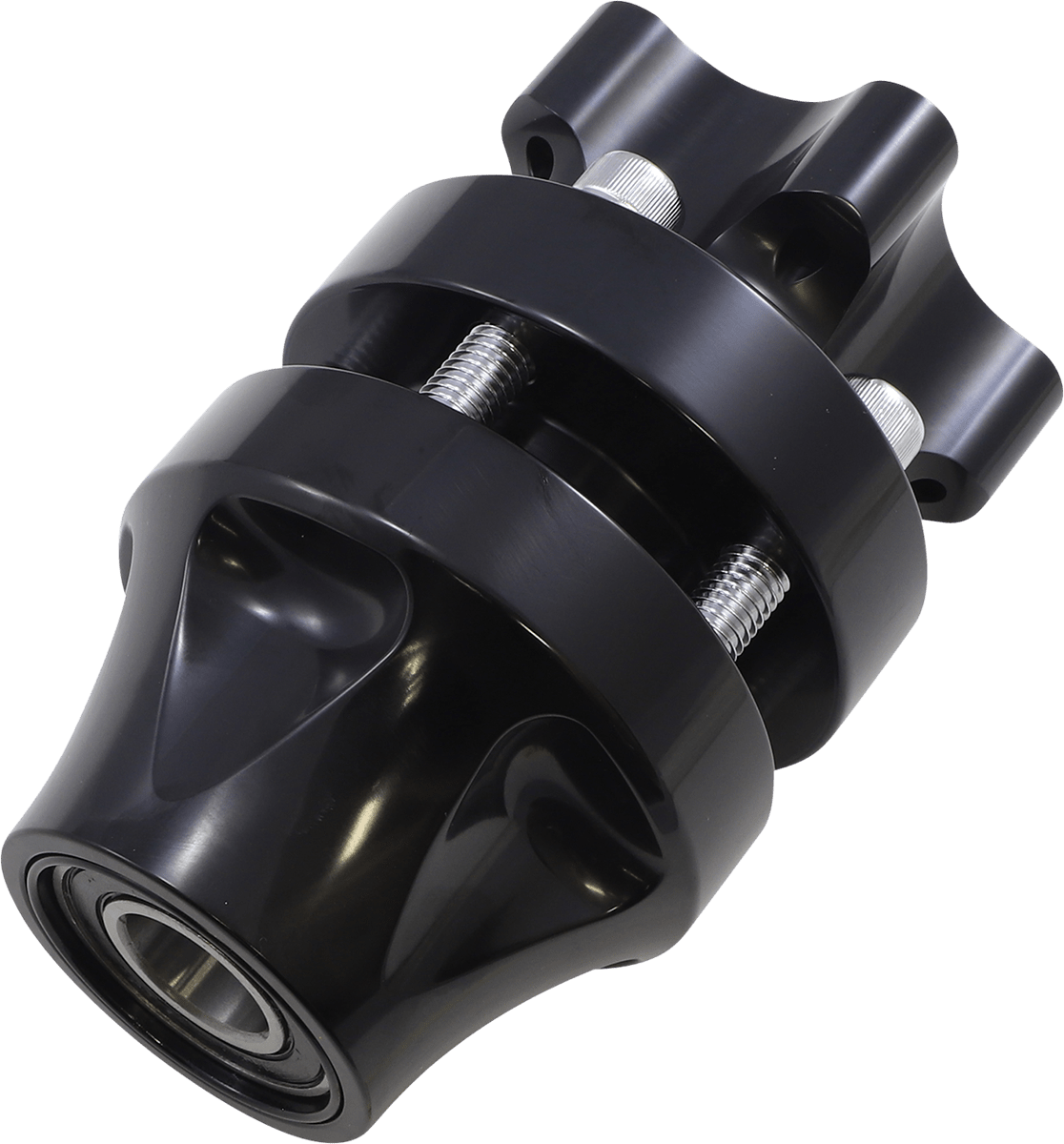 ARLEN NESS-Front Black Cartridge Hubs-Hubs-MetalCore Harley Supply