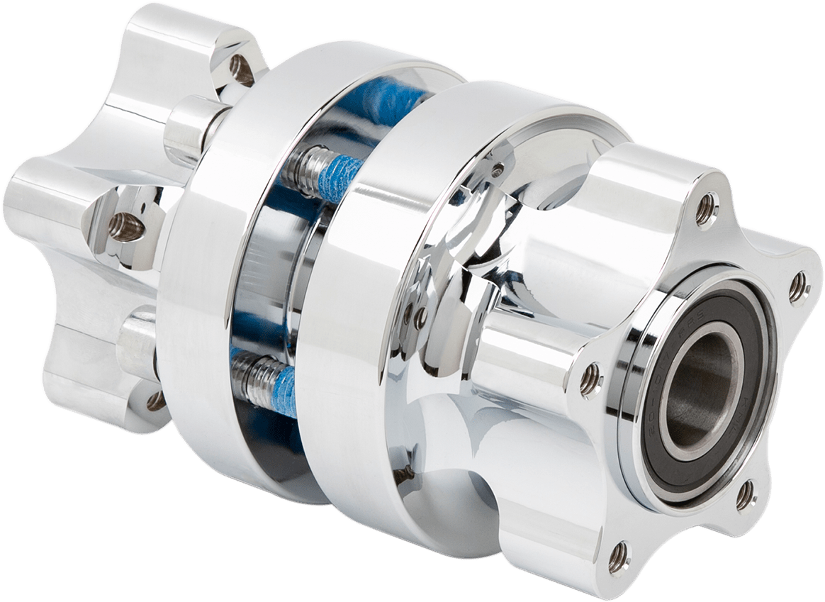 ARLEN NESS-Front Chrome Cartridge Hubs-Hubs-MetalCore Harley Supply