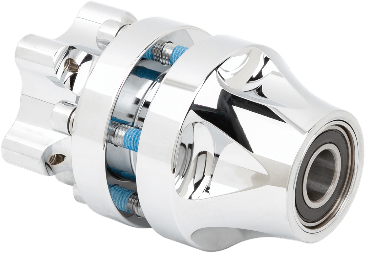 ARLEN NESS-Front Chrome Cartridge Hubs-Hubs-MetalCore Harley Supply