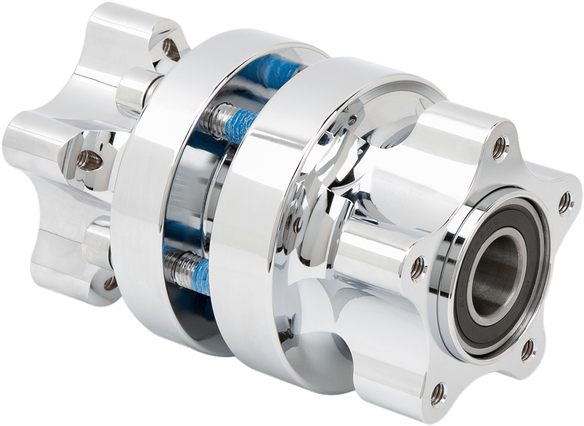 ARLEN NESS-Front Chrome Cartridge Hubs-Hubs-MetalCore Harley Supply