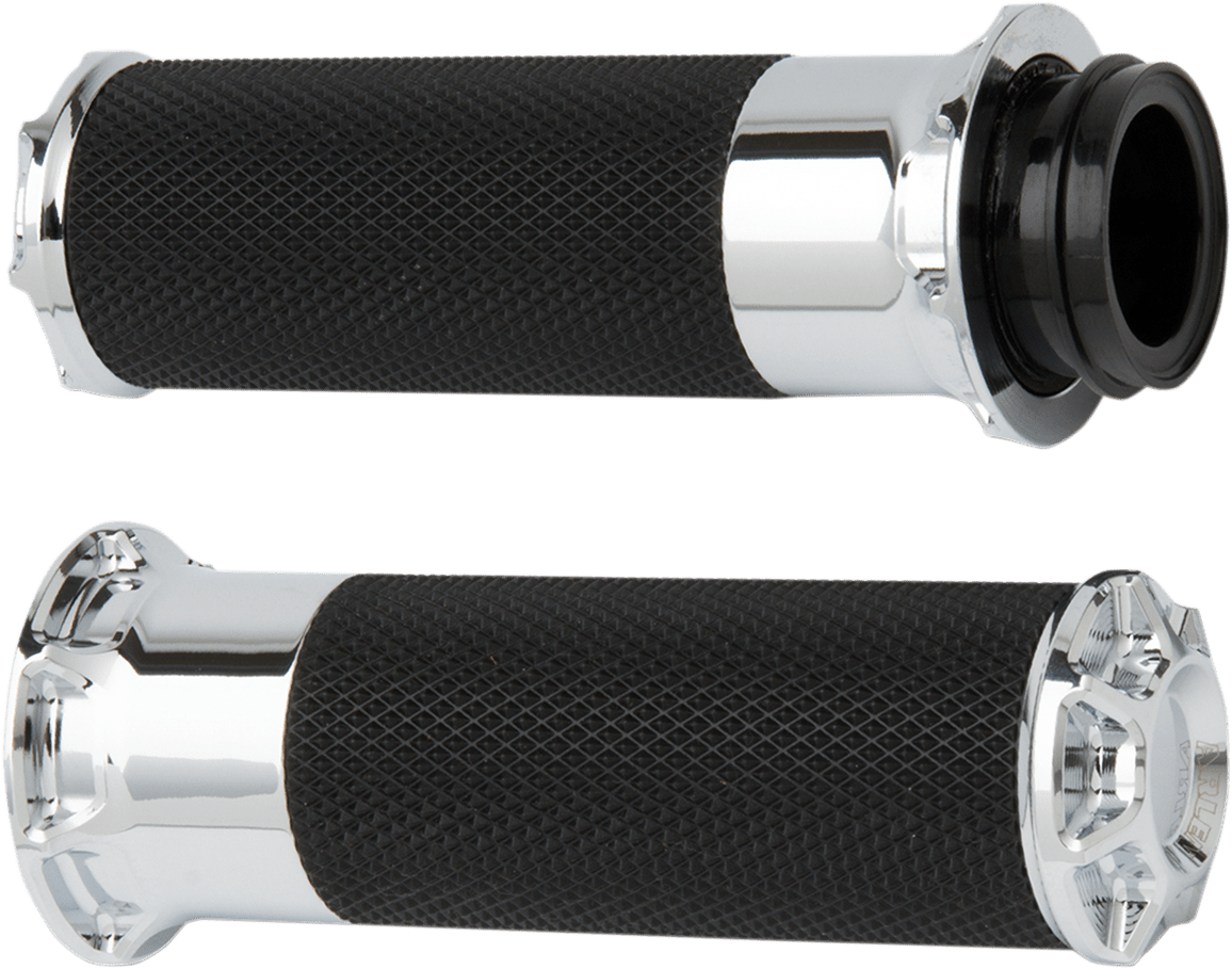 ARLEN NESS-Fusion Slot Track Grips / Cable-Grips-MetalCore Harley Supply