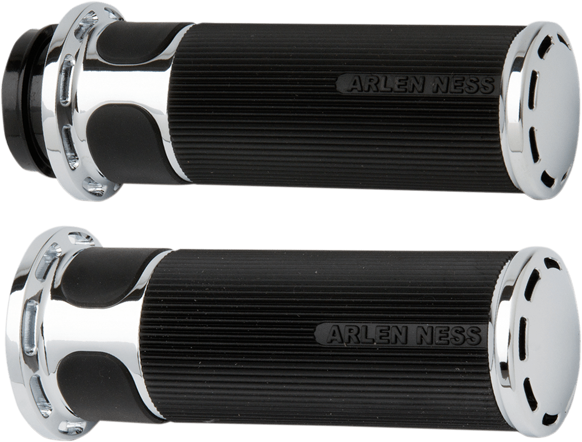 ARLEN NESS-Fusion Slot Track Grips / Cable-Grips-MetalCore Harley Supply