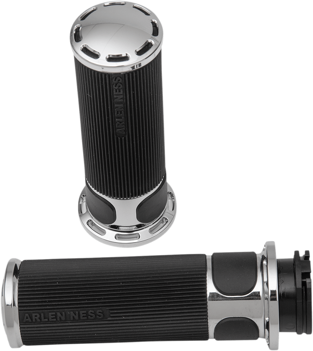 ARLEN NESS-Fusion Slot Track Grips / Cable-Grips-MetalCore Harley Supply