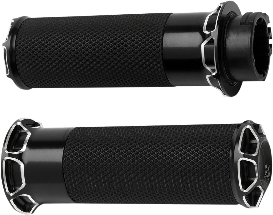 ARLEN NESS-Fusion Slot Track Grips / TBW-Grips-MetalCore Harley Supply
