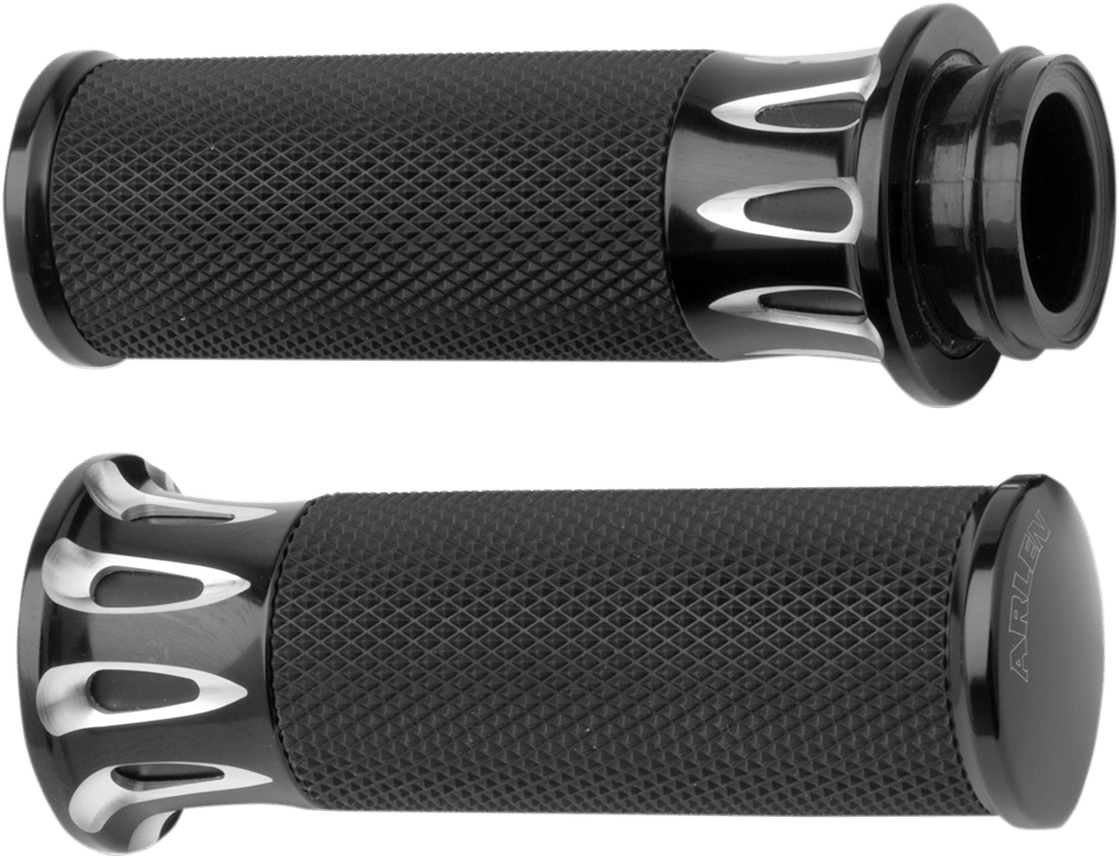 ARLEN NESS-Fusion Slot Track Grips / TBW-Grips-MetalCore Harley Supply