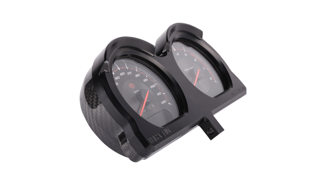 THRASHIN SUPPLY CO.-Gauge Relocators / '14-'22 Bagger-Gauge Mount-MetalCore Harley Supply