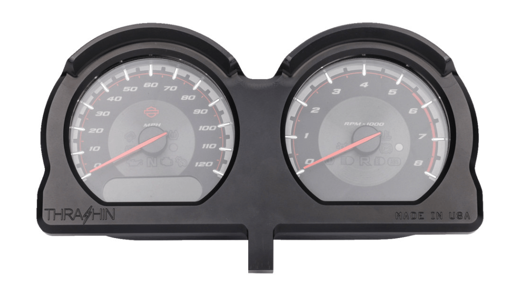 THRASHIN SUPPLY CO.-Gauge Relocators / '14-'22 Bagger-Gauge Mount-MetalCore Harley Supply