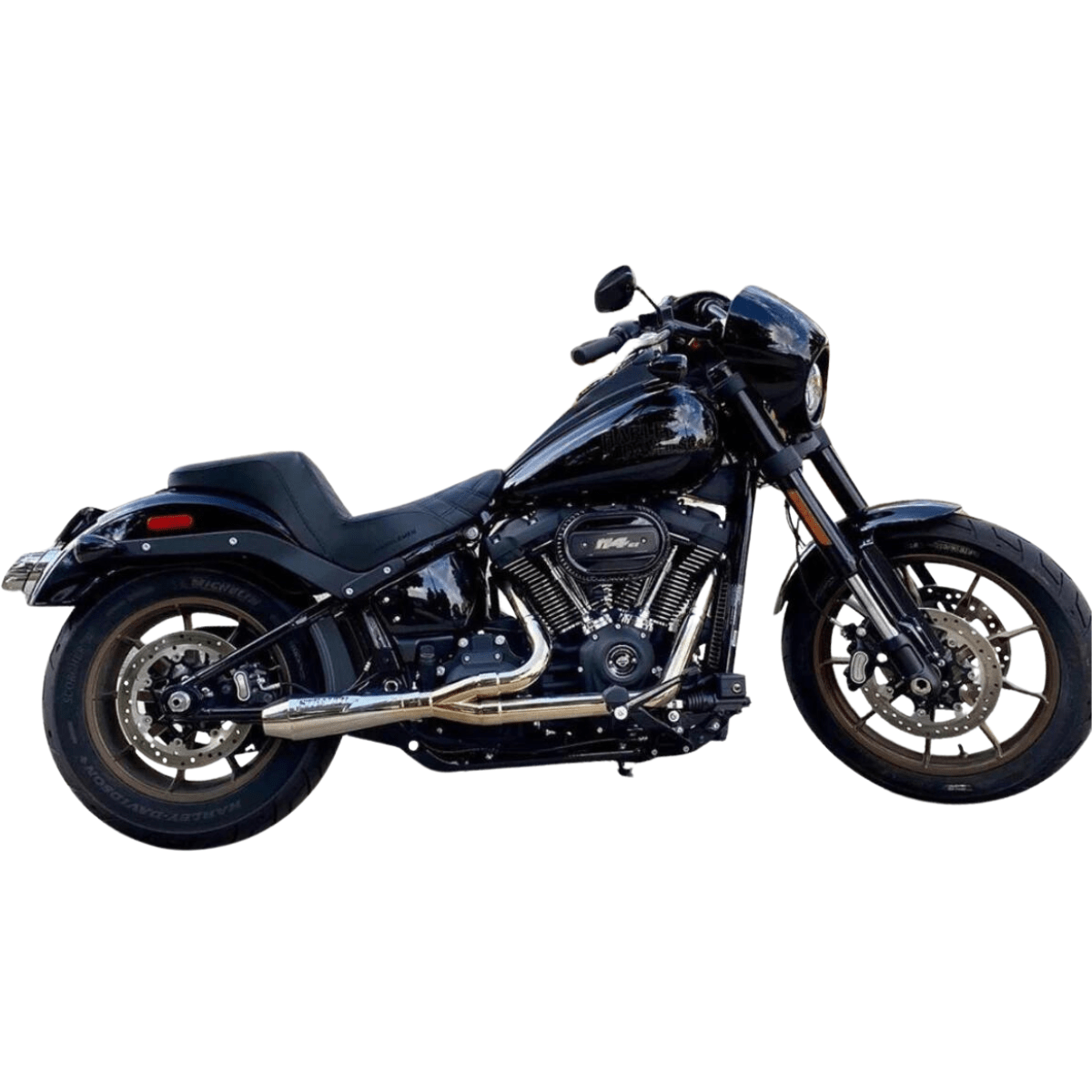 STEALTH PIPES-HD 2 into 1 High Performance / '17-'23 M8 | ST-Exhaust - 2 into 1-MetalCore Harley Supply