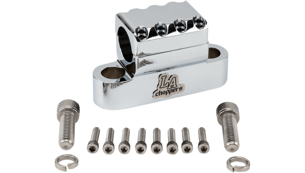 LA CHOPPERS-Kage Fighter 1 1/4" Bar Clamp-Handlebar Clamps-MetalCore Harley Supply