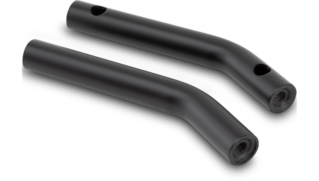 LA CHOPPERS-Kage Fighter Pull Back Risers / Flat Black-Risers-MetalCore Harley Supply