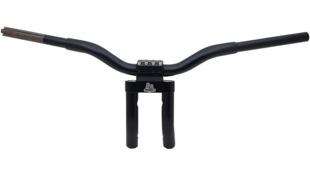LA CHOPPERS-Kage Fighter Pull Back T Bars / Flat Black-Handlebars / Risers-MetalCore Harley Supply