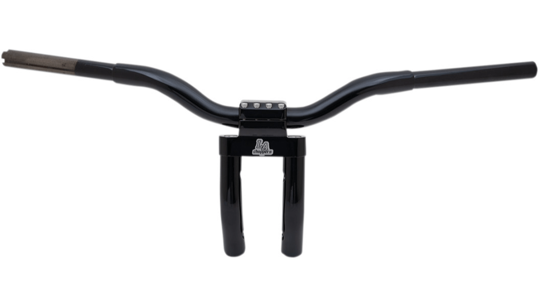 LA CHOPPERS-Kage Fighter Pull Back T Bars / Gloss Black-Handlebars / Risers-MetalCore Harley Supply