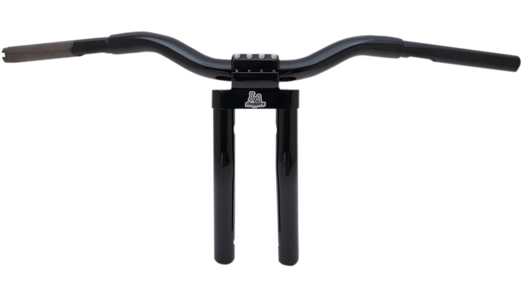 LA CHOPPERS-Kage Fighter Pull Back T Bars / Gloss Black-Handlebars / Risers-MetalCore Harley Supply