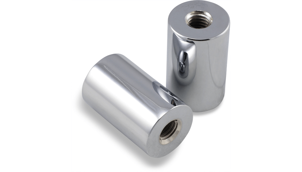 LA CHOPPERS-Kage Fighter Straight Risers / Chrome-Risers-MetalCore Harley Supply