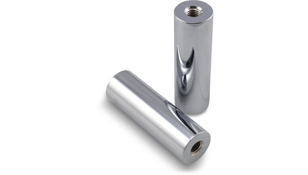 LA CHOPPERS-Kage Fighter Straight Risers / Chrome-Risers-MetalCore Harley Supply