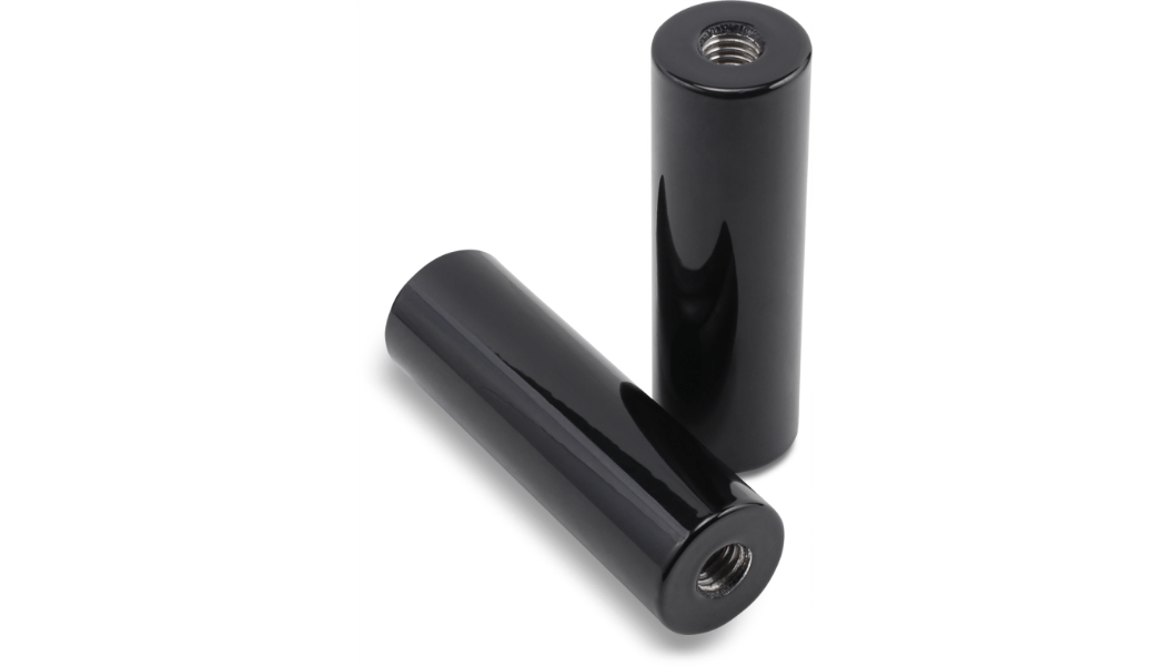 LA CHOPPERS-Kage Fighter Straight Risers / Gloss Black-Risers-MetalCore Harley Supply