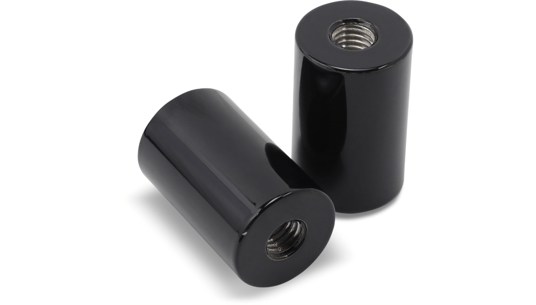 LA CHOPPERS-Kage Fighter Straight Risers / Gloss Black-Risers-MetalCore Harley Supply