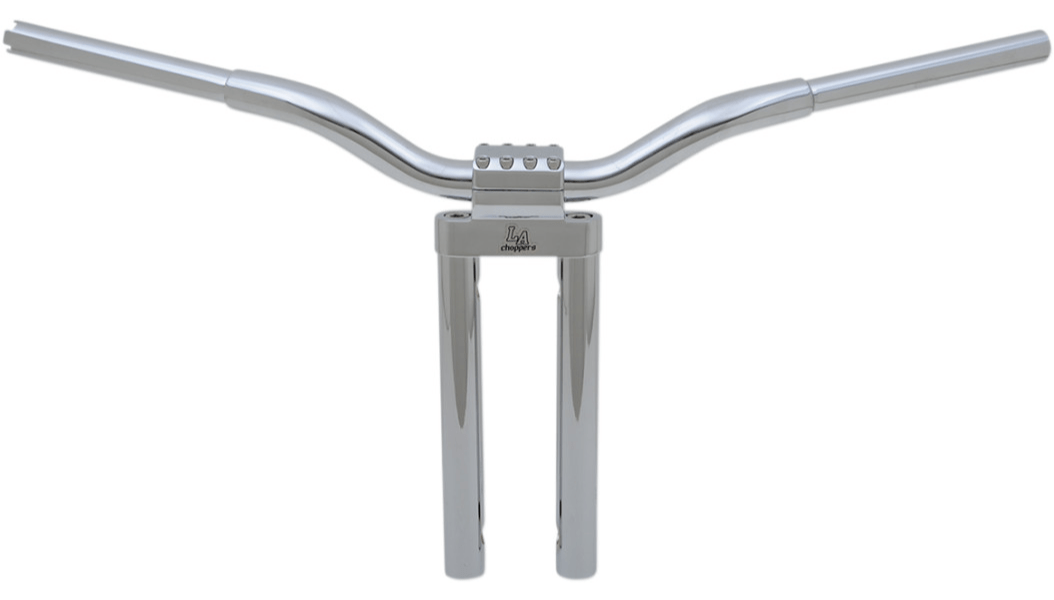 LA CHOPPERS-Kage Fighter Straight T Bars / Chrome-Handlebars / Risers-MetalCore Harley Supply
