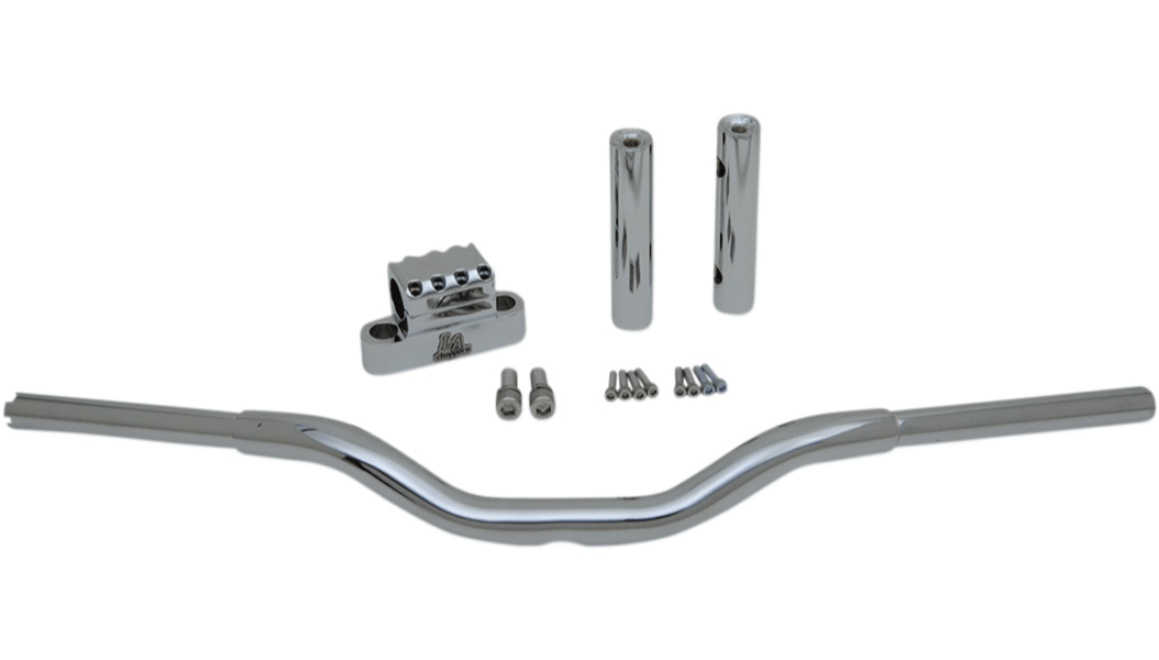 LA CHOPPERS-Kage Fighter Straight T Bars / Chrome-Handlebars / Risers-MetalCore Harley Supply