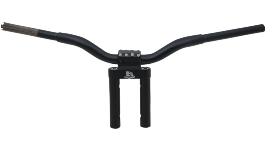 LA CHOPPERS-Kage Fighter Straight T Bars / Flat Black-Handlebars / Risers-MetalCore Harley Supply