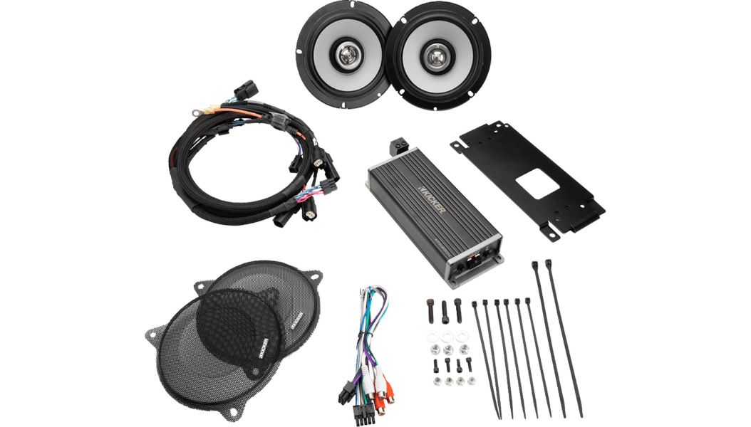 KICKER-Kicker Plug and Play Audio System / '14-'23 Bagger-Audio Kit-MetalCore Harley Supply