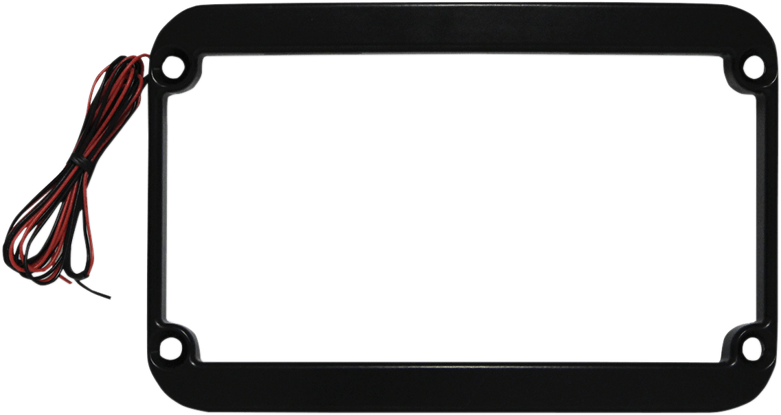 KLOCK WERKS-The One Rear Fender Lighted License Frame / '09-'23 Bagger-License Plate Frame-MetalCore Harley Supply