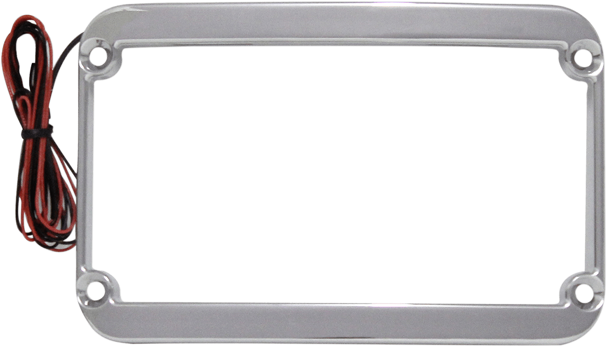 KLOCK WERKS-The One Rear Fender Lighted License Frame / '09-'23 Bagger-License Plate Frame-MetalCore Harley Supply