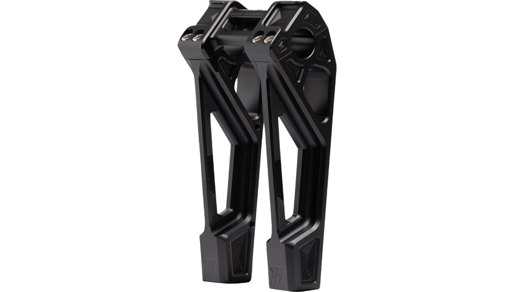 KODLIN-Fast Back Risers w/ Top Clamp-Risers-MetalCore Harley Supply