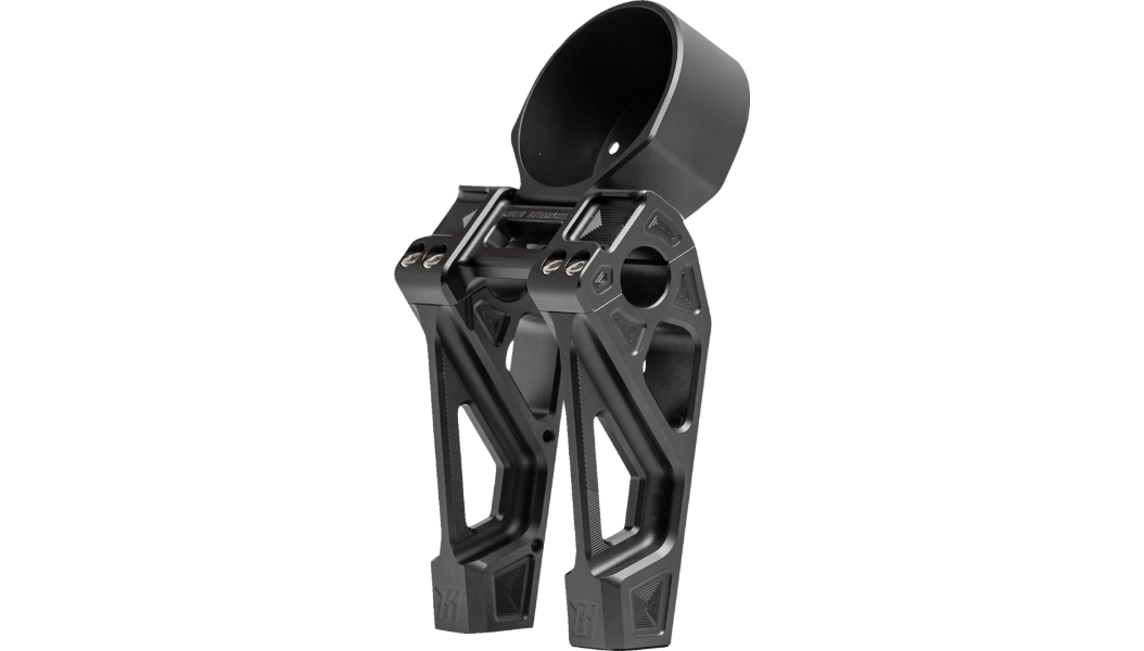 KODLIN-Fastback Risers w/ Gauge Bracket-Risers-MetalCore Harley Supply