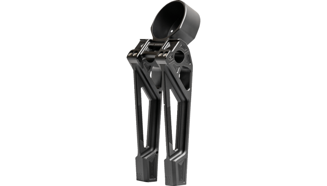 KODLIN-Fastback Risers w/ Gauge Bracket-Risers-MetalCore Harley Supply