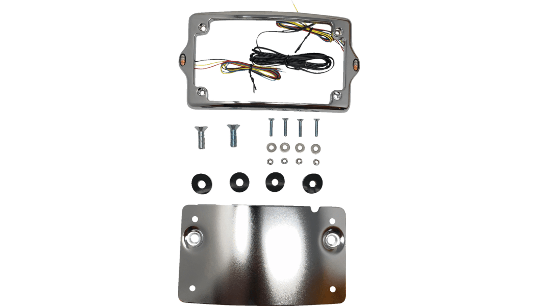 KODLIN-License Plate Kit / '13-'23 Bagger-License Plate Frame-MetalCore Harley Supply