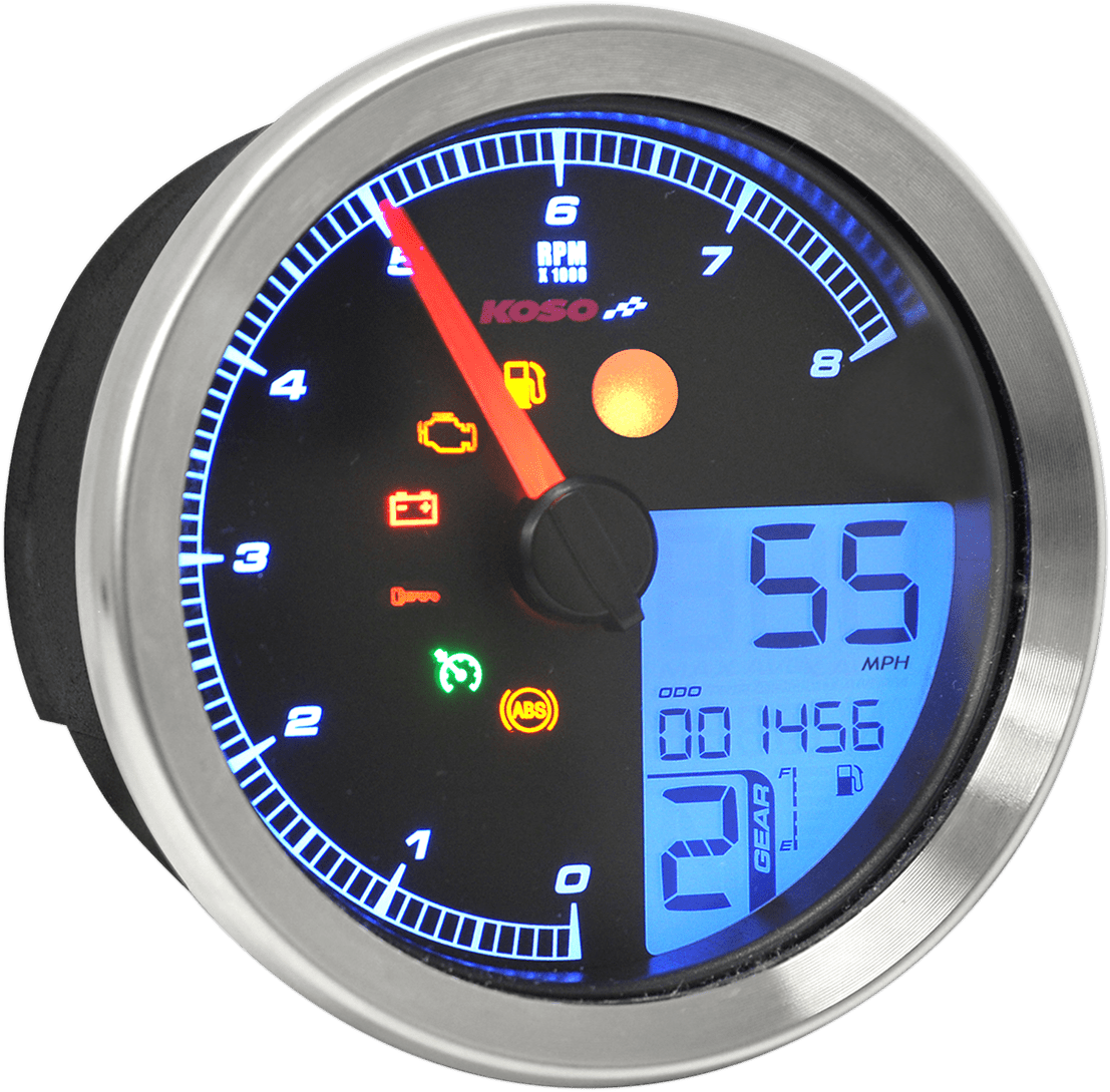 KOSO-HD-04 Speedometer/Tachometer / '11-'22 Models-Gauges-MetalCore Harley Supply