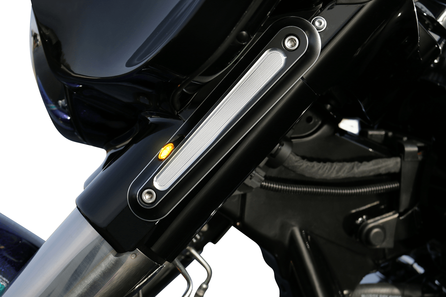KODLIN-Legit Elypse LED Front Turn Signals / '06 and up Bagger-Turn Signals-MetalCore Harley Supply