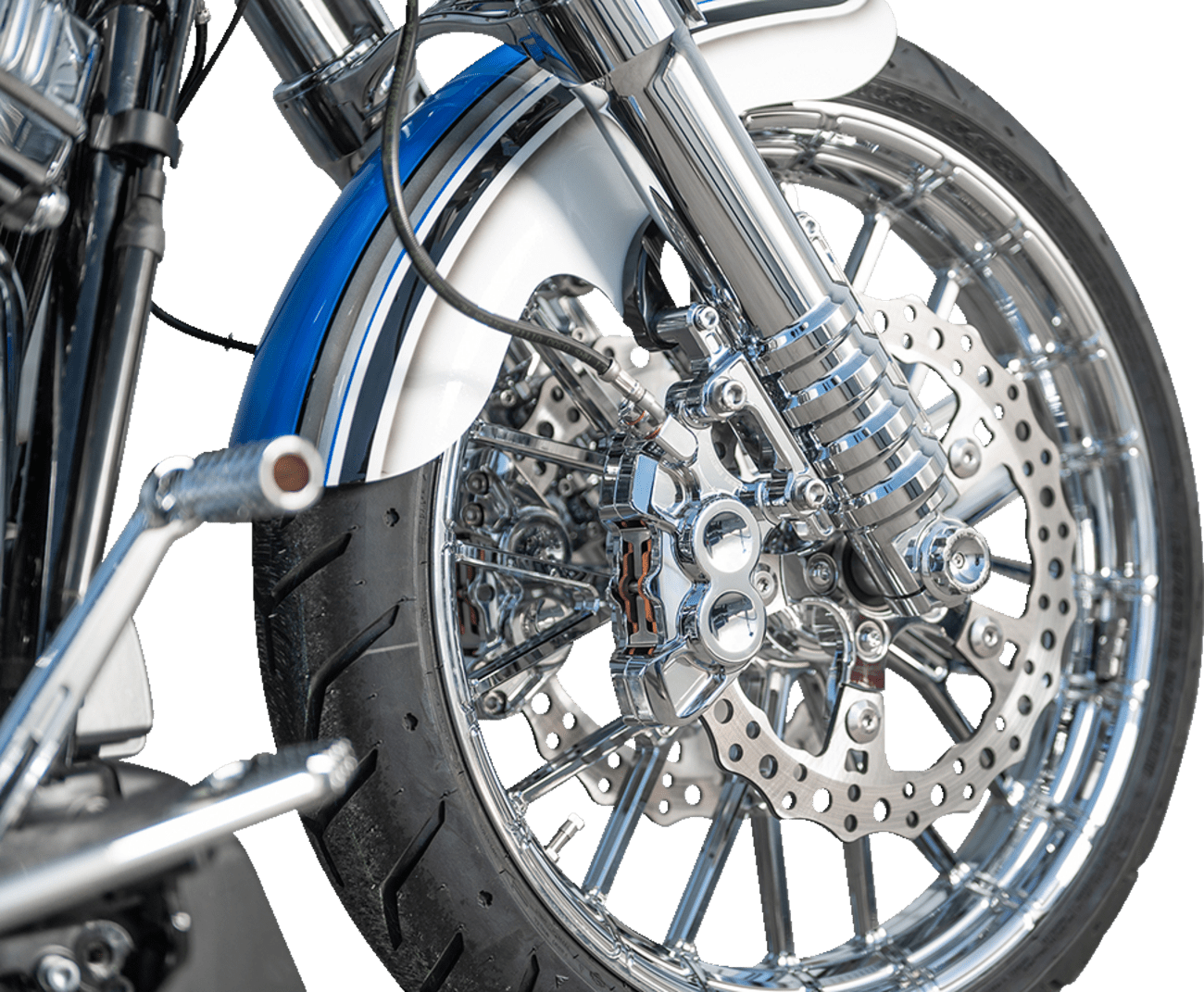 ARLEN NESS-Method Chrome Inverted Fork Legs / '14-'22 Bagger-Lower Legs-MetalCore Harley Supply