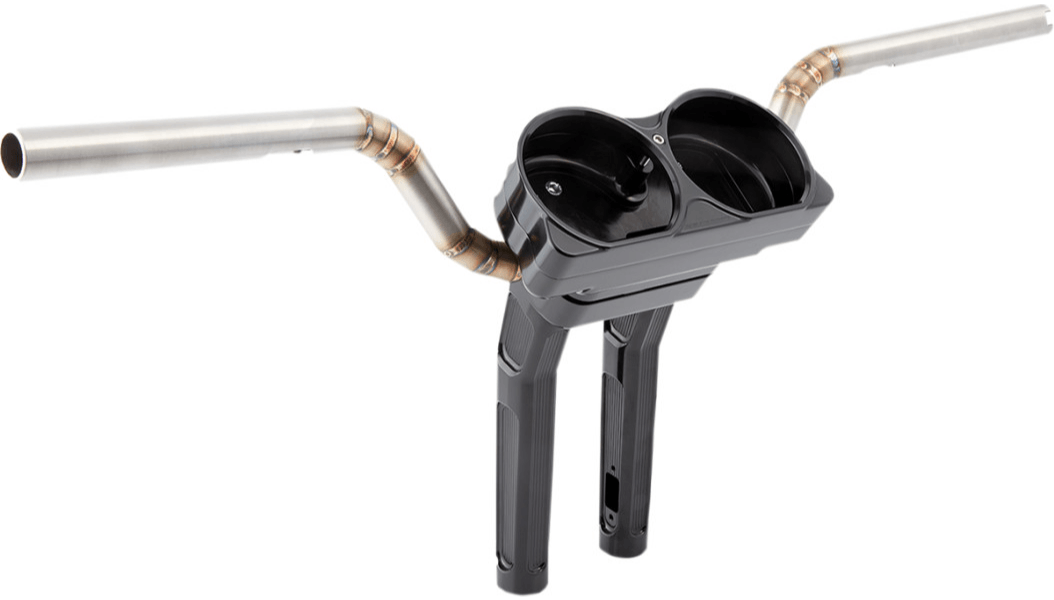 ARLEN NESS-Method Kickback Riser Kit W/ Integrated Gauge Housing / '15-'22 Bagger-Risers-MetalCore Harley Supply