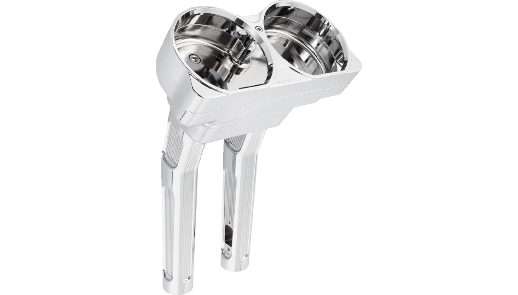ARLEN NESS-Method Kickback Riser Kit W/ Integrated Gauge Housing / '15-'22 Bagger-Risers-MetalCore Harley Supply