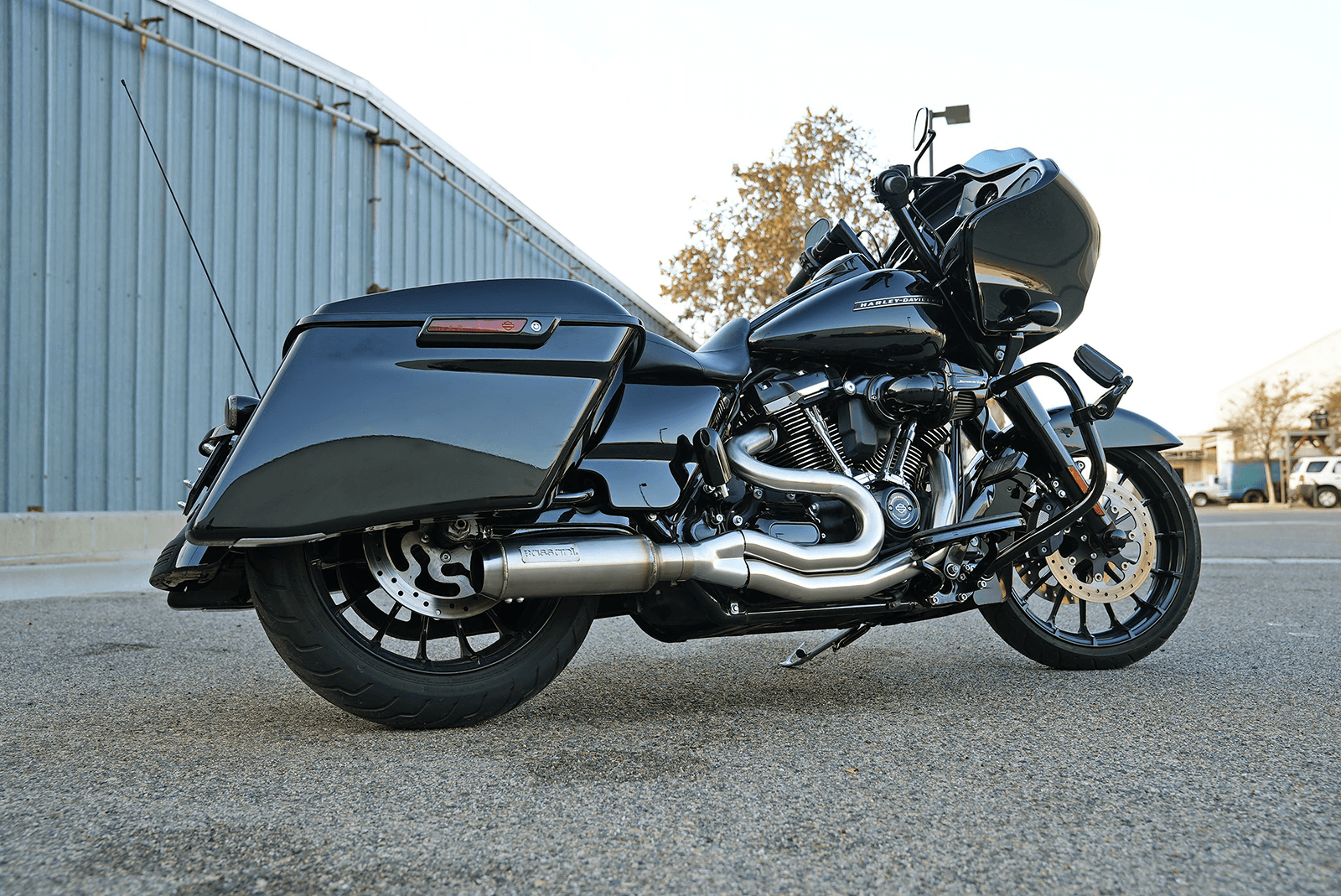 BASSANI-Mid-Length 2:1 Super Bike Exhaust System / '17-'22 Bagger-Exhaust - 2 into 1-MetalCore Harley Supply