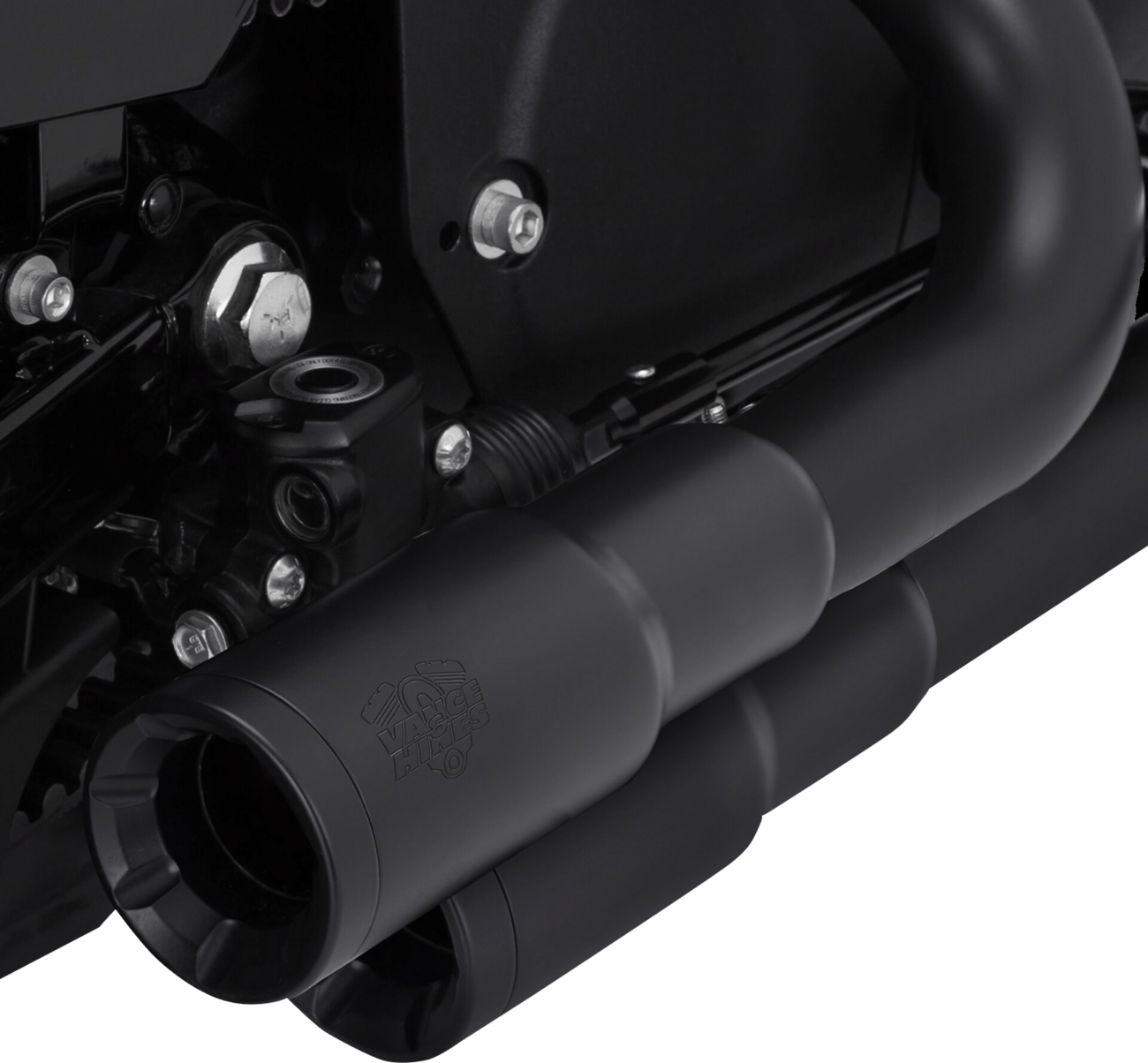 VANCE & HINES-Mini Grenades Exhaust System Black / '14-'22 Sportster-Exhaust - Dual-MetalCore Harley Supply