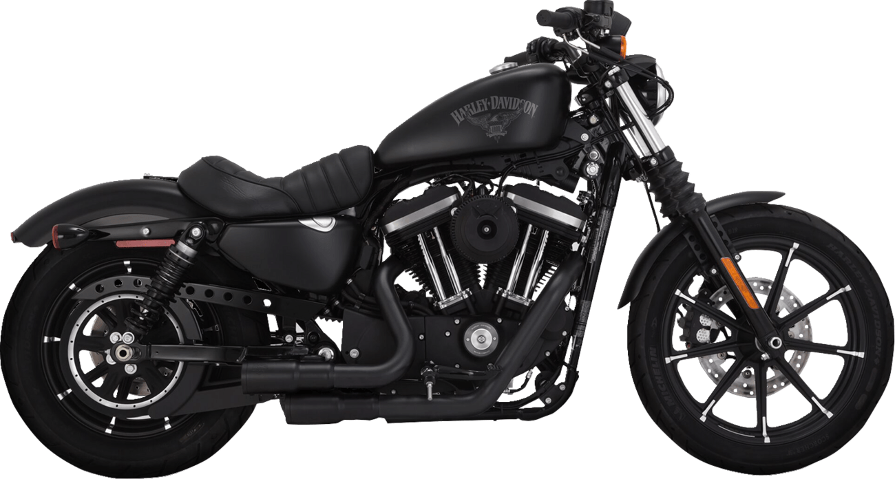 VANCE & HINES-Mini Grenades Exhaust System Black / '14-'22 Sportster-Exhaust - Dual-MetalCore Harley Supply