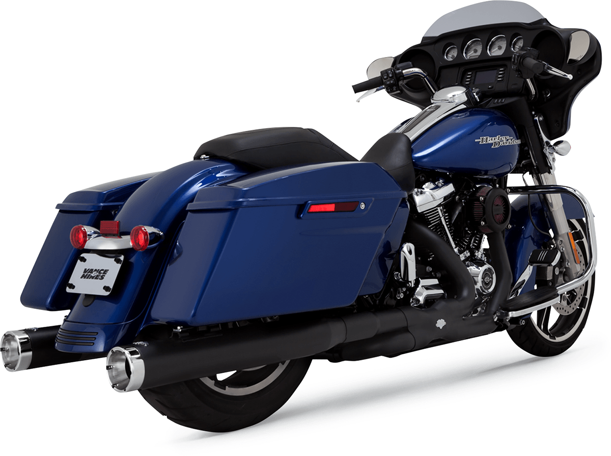 VANCE & HINES-Monster Round Slip-On Mufflers / M8 Bagger-Exhaust - Slip Ons-MetalCore Harley Supply