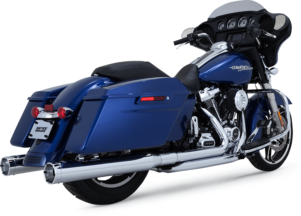 VANCE & HINES-Monster Round Slip-On Mufflers / M8 Bagger-Exhaust - Slip Ons-MetalCore Harley Supply