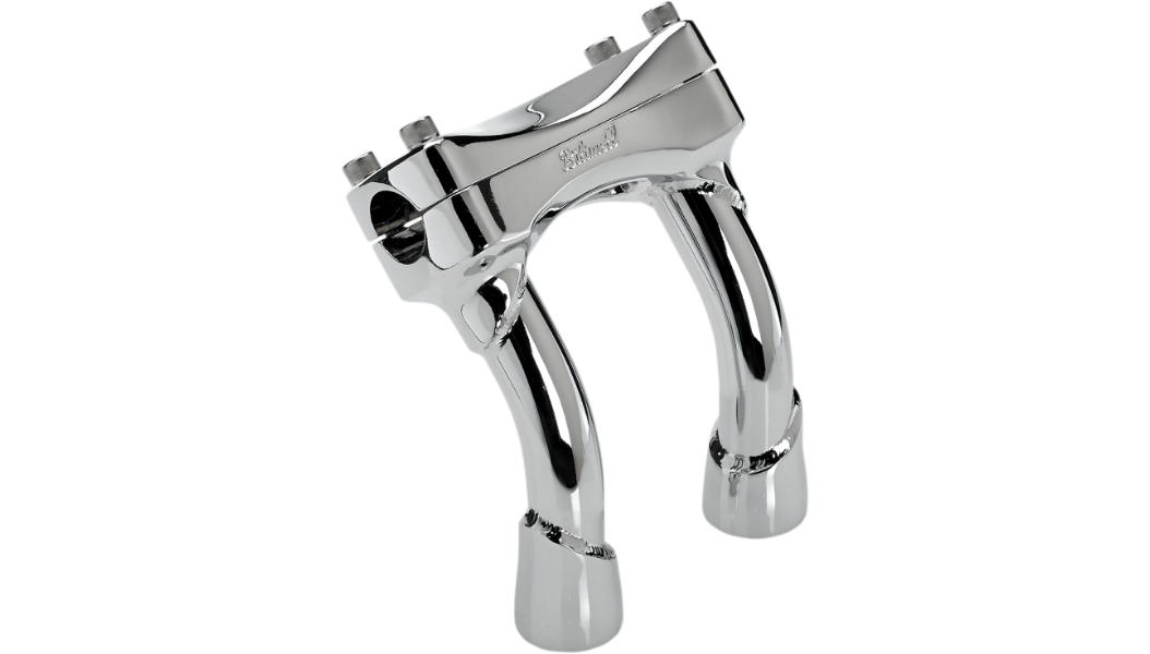 BILTWELL-Murdock Pullback Handlebar Risers / 1" Clamp-Risers-MetalCore Harley Supply