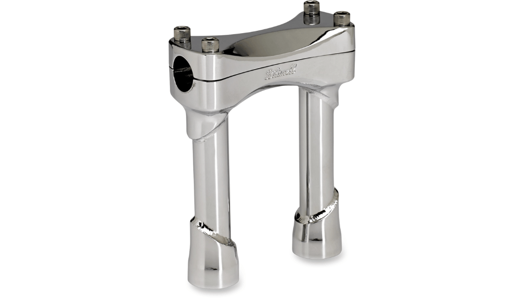 BILTWELL-Murdock Straight Handlebar Risers / 1" Clamp-Risers-MetalCore Harley Supply