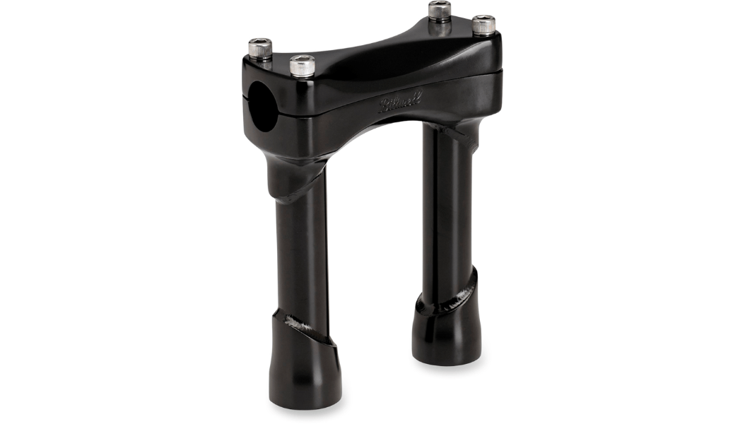 BILTWELL-Murdock Straight Handlebar Risers / 1" Clamp-Risers-MetalCore Harley Supply