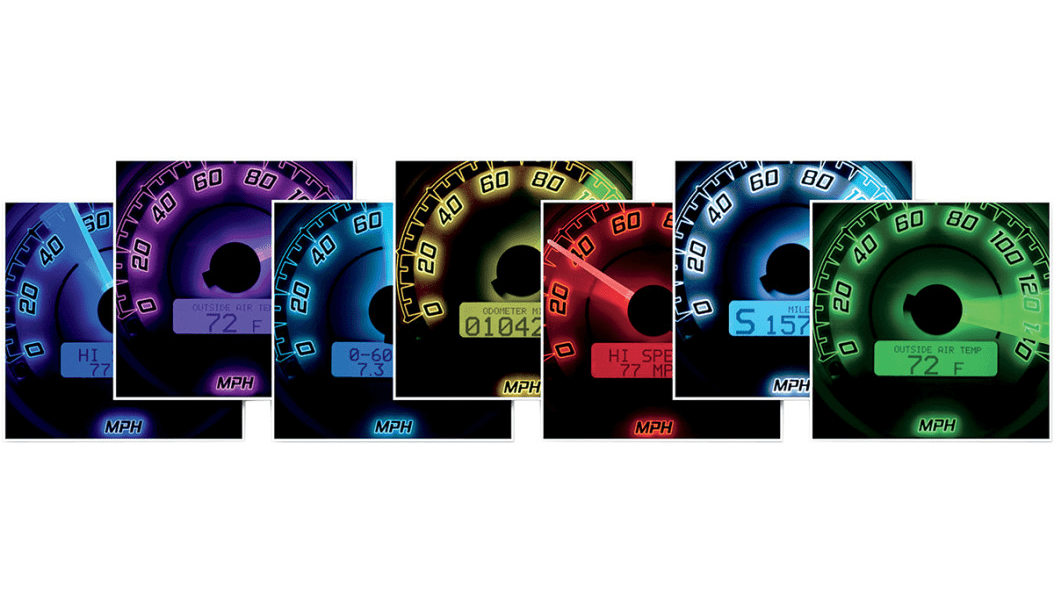DAKOTA DIGITAL-MVX 8K Digital / Analog 6 Gauge Kit / '04-'13 Bagger-Gauges-MetalCore Harley Supply