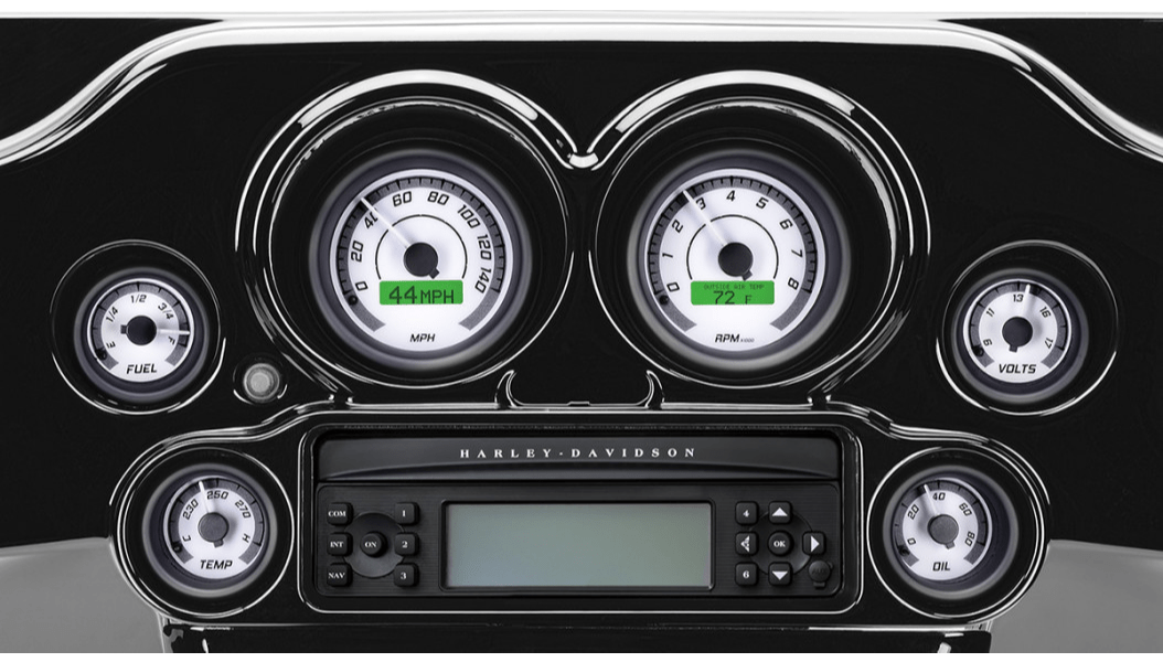 DAKOTA DIGITAL-MVX 8K Digital / Analog 6 Gauge Kit / '04-'13 Bagger-Gauges-MetalCore Harley Supply