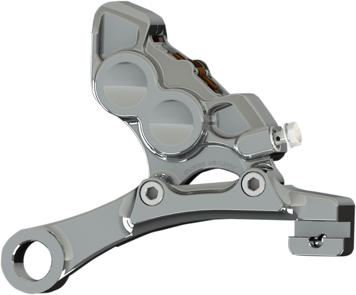 ARLEN NESS-Ness Tech Four-Piston Rear Calipers w/ Bracket / '08-'22 Bagger | Dyna-Caliper-MetalCore Harley Supply