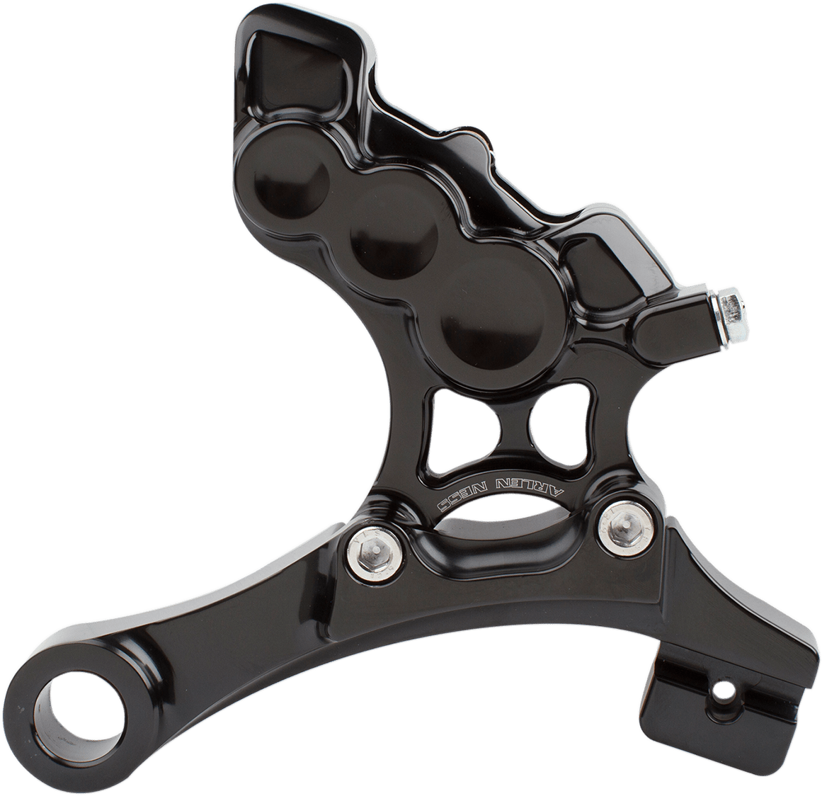 ARLEN NESS-Ness Tech Four-Piston Rear Calipers w/ Bracket / '08-'22 Bagger | Dyna-Caliper-MetalCore Harley Supply