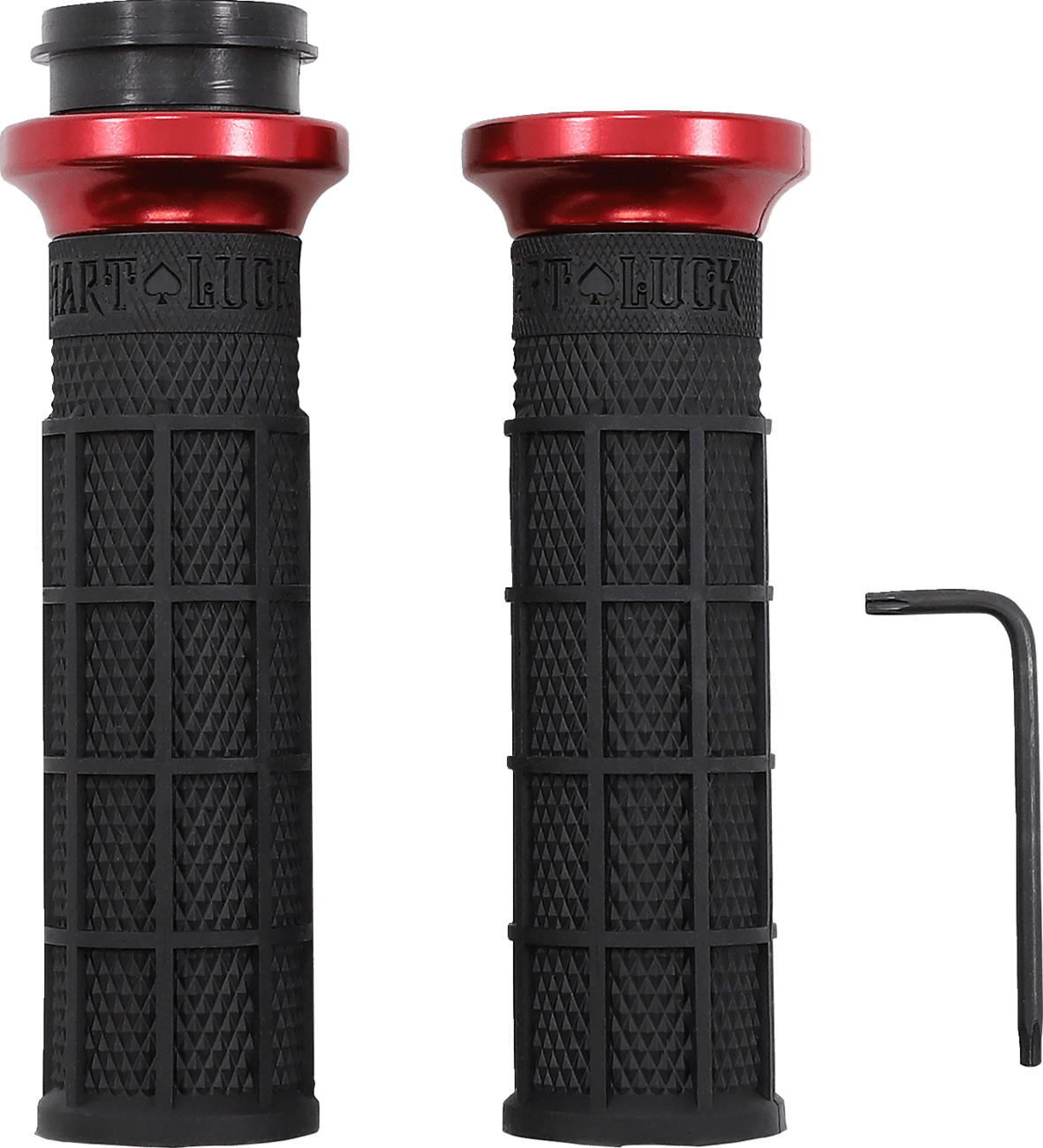 ODI-Hart-Luck Signature Lock-On™ Grips / TBW-Grips-MetalCore Harley Supply